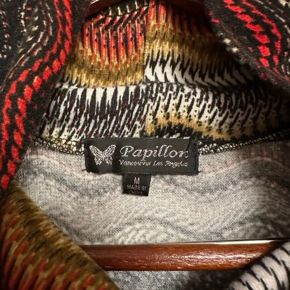 🚺 Papillon Vancouver Los Angeles cowl neck sleeveless tunic - Picture 2 of 8